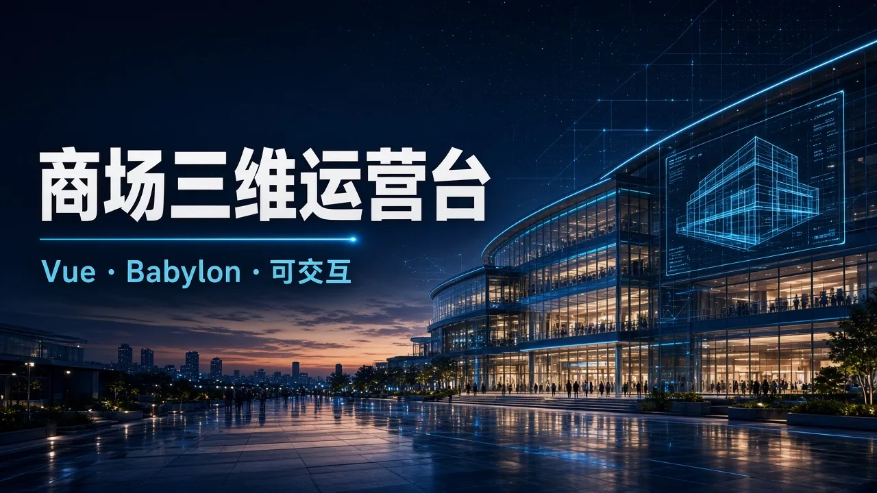 Babylonjs智慧商场可视化大屏