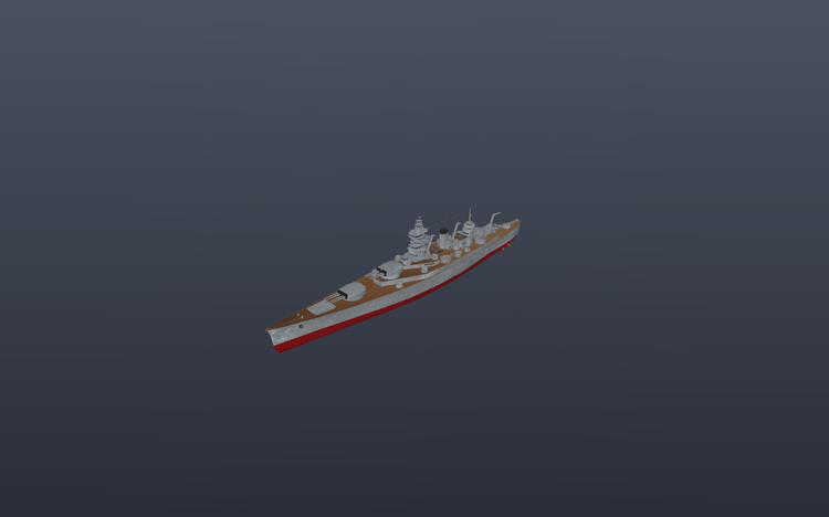 French Battleship Dunkerque