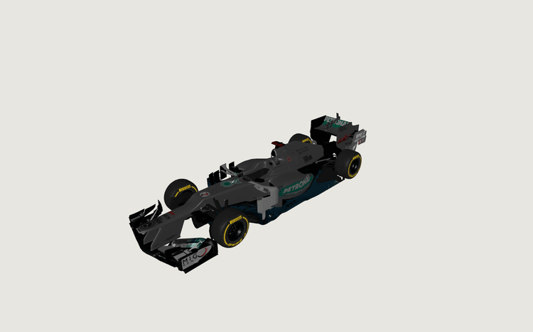 Mercedes W03 Aeromaxxed