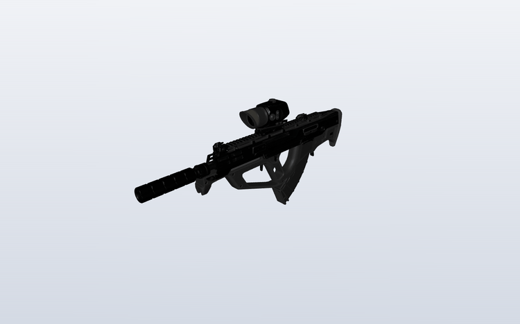 Sci Fi Bullpup Rifle