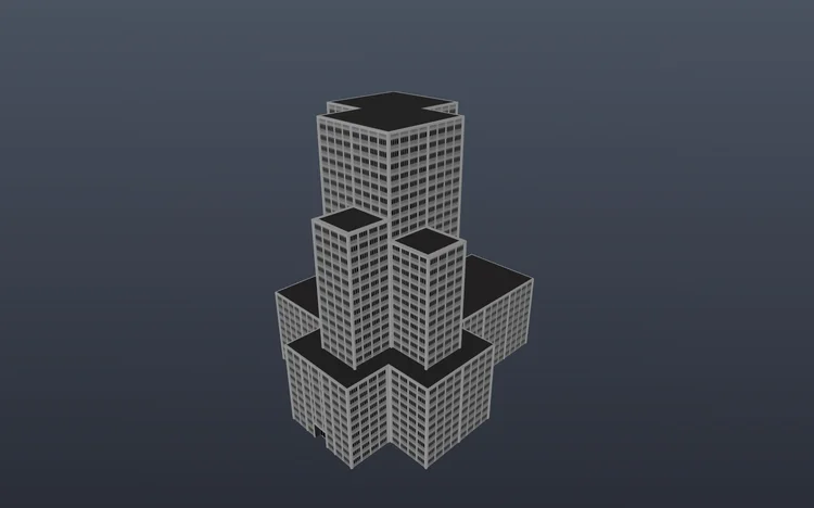 Large Low Poly Building