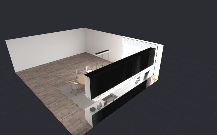 Dining Room Kichen Baked
