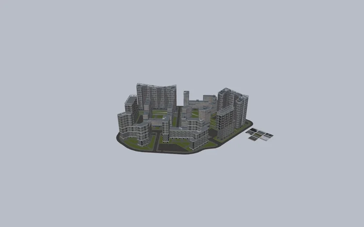 Modern City Block