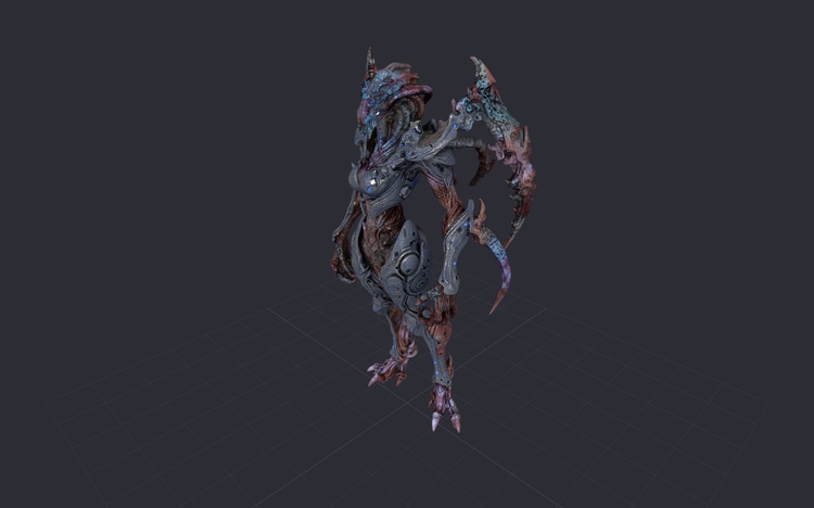 Character Alien 3d Model By Oscar Creativo