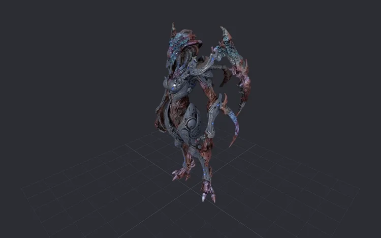 Character Alien 3d Model By Oscar Creativo