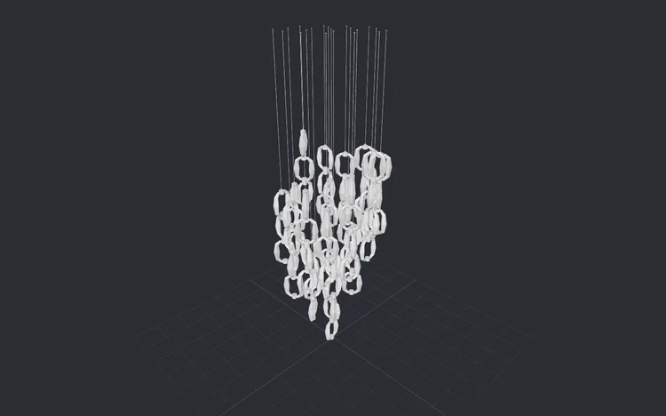 Light Composition Chain Link Vargov Lc0512