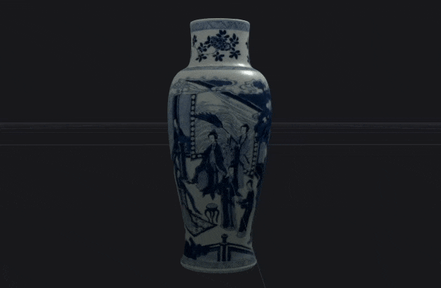 青花瓷模型